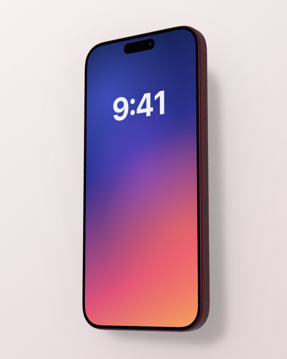 iPhone-Mockup-Beispiel (burgundy)